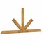 Ekena Millwork Saratoga Rough Sawn Timber Gable Bracket, Western Red Cedar, 84"W x 35"H x 2"D x 4"F, 10/12 Pitch GBW084X35X0204SAR00RWR - alternate 4